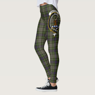 Leggings Clan Davidson Tulloch Vestido Cima Tartán Scotstee