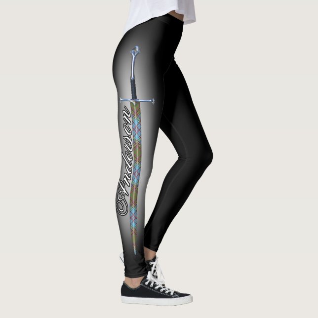 Leggings Clan de acero escocés Anderson Tartan (Derecha)