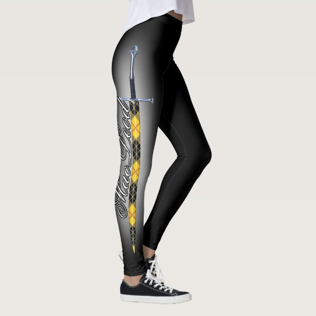 Leggings Clan de acero escocés MacLeod de Lewis Tartan (Derecha)