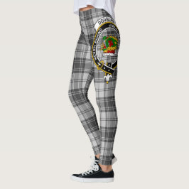 Leggings Clan Douglas Gray Escudo moderno Tartán