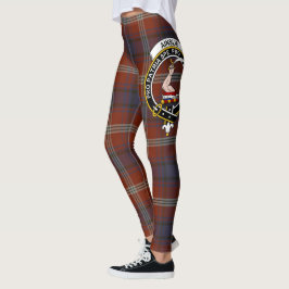 Leggings Clan Escocés Ainslie Antigua Escudo Mujeres