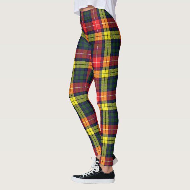 Leggings Clan escocés Buchanan: mujeres de tacán moderno le (Izquierda)