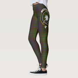 Leggings Clan escocés Cunningham cazando Escudo moderno