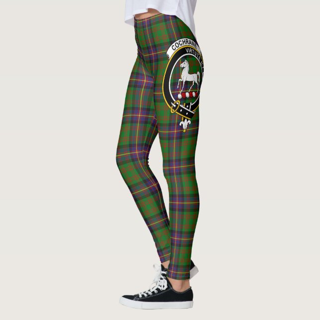 Leggings Clan escocés Escudo de caza Cochrane Tartán Mujere (Izquierda)