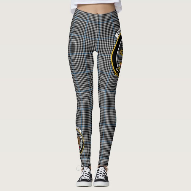 Leggings Clan escocés Gladstone Escudo de caza Tartán Mujer (Anverso)