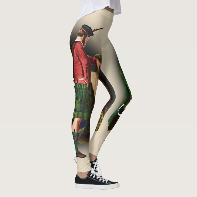 Leggings Clan escocés Gunn de R.R. McIan (Derecha)