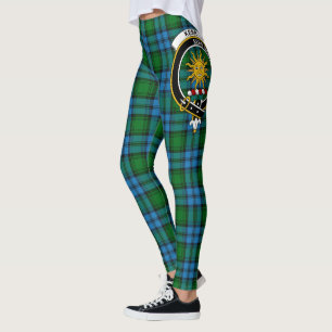 Leggings Clan escocés Kerr Hunting Escudo Tartán Mujeres