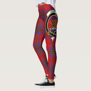 Leggings Clan Escocés Leslie Escudo moderna Tartán Mujeres