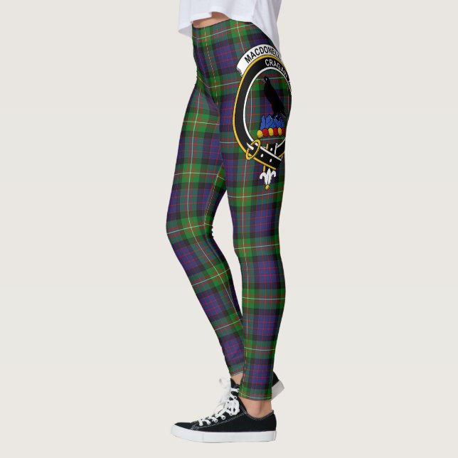 Leggings Clan escocés MacDonell de Glengarry Escudo Tartán (Izquierda)