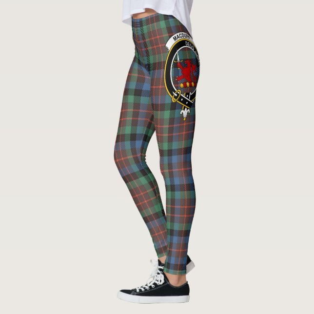 Leggings Clan escocés MacDuff Caza Escudo Tartán (Izquierda)