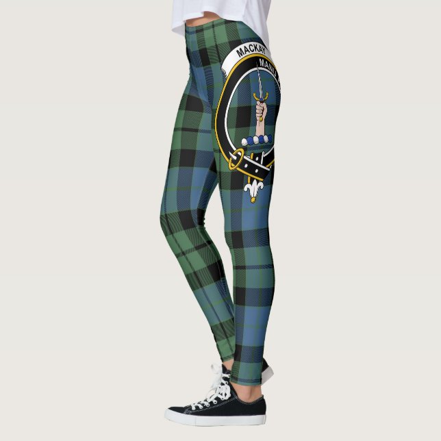 Leggings Clan Escocés MacKay Escudo Tartán Mujeres (Izquierda)