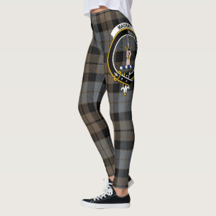Leggings Clan Escocés MacKay Weathered Escudo Tartán Mujere