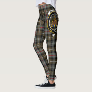 Leggings Clan escocés MacKenzie Weathered Escudo Tartán