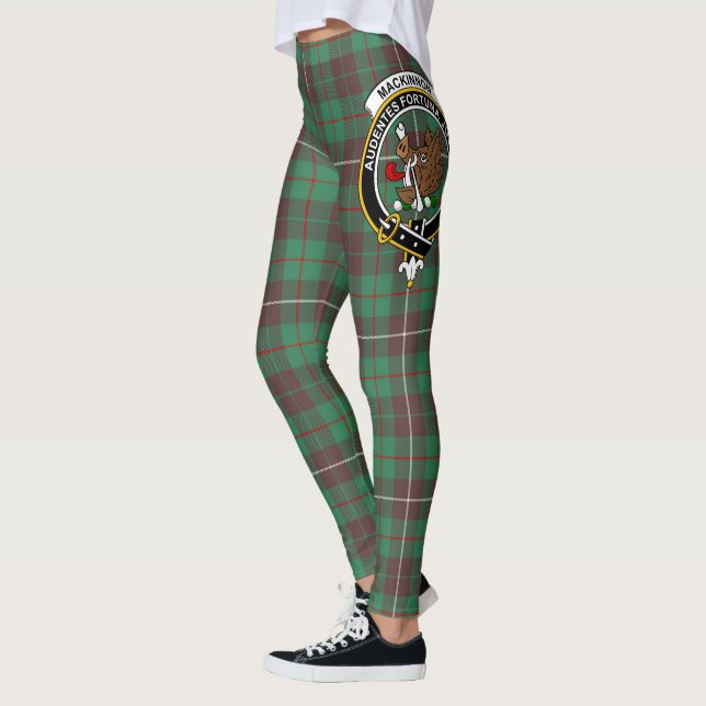 Leggings Clan escocés MacKinnon: Escudo antiguo de caza (Izquierda)