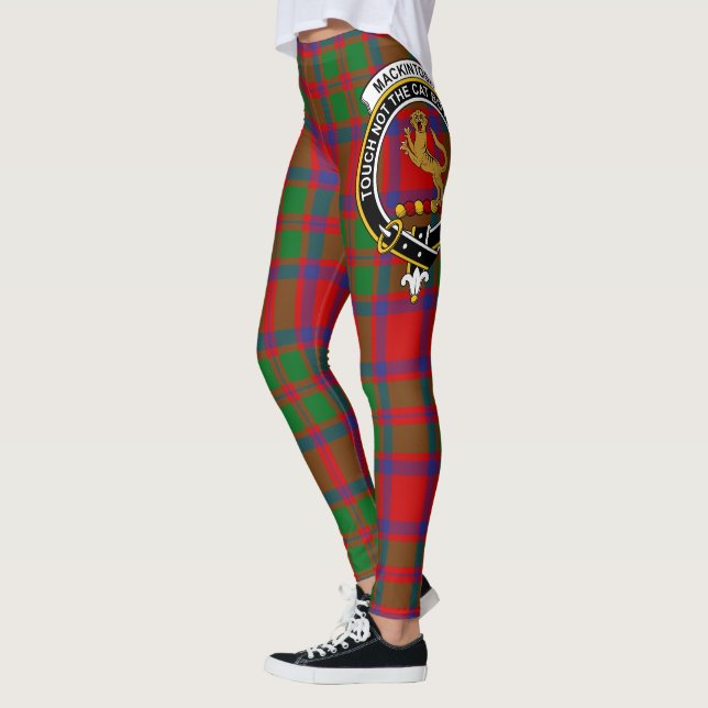 Leggings Clan Escocés MacKintosh Escudo moderna Mujeres Tar (Izquierda)