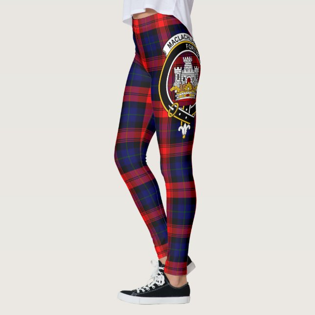 Leggings Clan Escocés MacLachlan Escudo Tartán Mujeres (Izquierda)