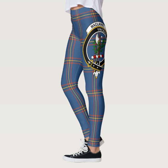 Leggings Clan escocés MacLaine de Loch Buie Hunting Escudo (Izquierda)