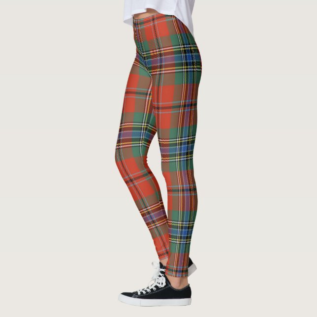 Leggings Clan Escocés MacLean De Mujeres Duart Tartán (Izquierda)