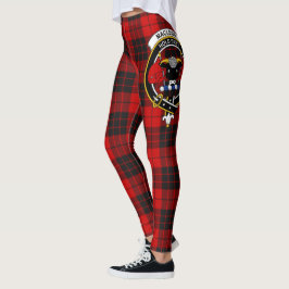 Leggings Clan Escocés MacLeod De Raasay Escudo Tartán Mujer