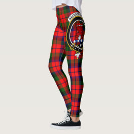 Leggings Clan Escocés MacNaughton Crest Tartán Mujeres