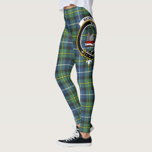 Leggings Clan Escocés MacNeill De Escudo Anciano De Barra 