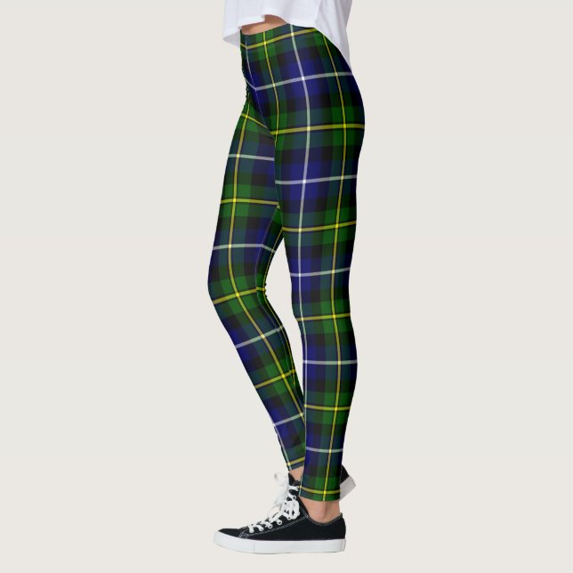 Leggings Clan Escocés MacNeill De Mujeres Barra Tartán (Izquierda)