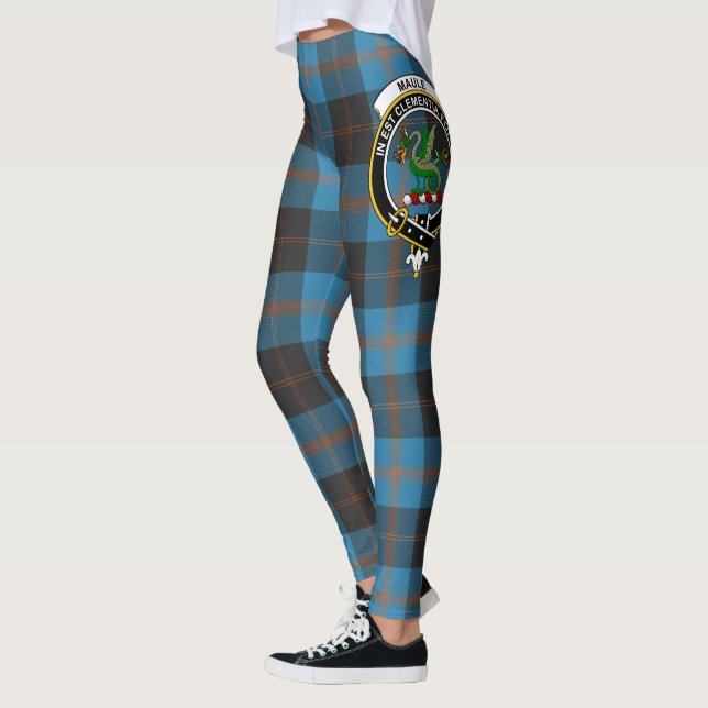 Leggings Clan Escocés Maule Antiguo Escudo Tartán Mujeres (Izquierda)