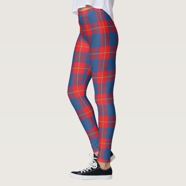 Leggings Clan escocés McKerrell Red Ancient Tartán Mujeres (Izquierda)