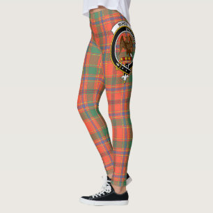 Leggings Clan escocés Munro Escudo antigua Tartán Mujeres