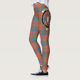 Leggings Clan Escocés Robertson Escudo Tartán Mujeres