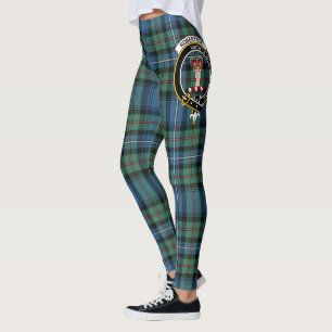 Leggings Clan escocés Robertson persigue a Escudo antiguo