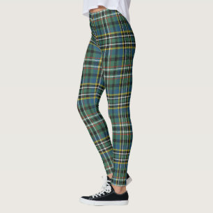 Leggings Clan escocés Scott Green Ancient Tartán Women