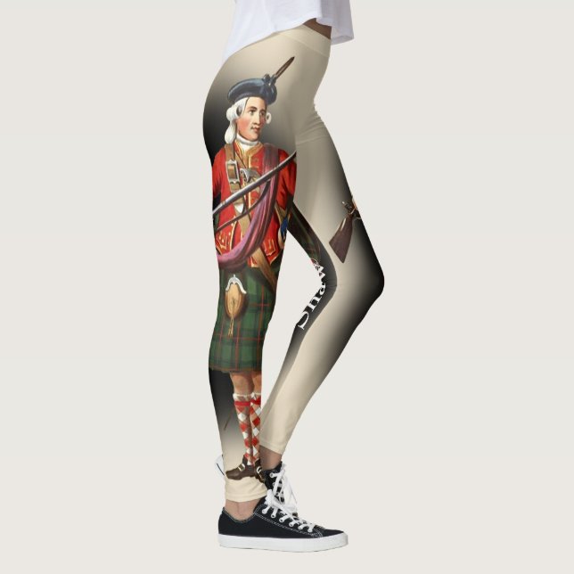 Leggings Clan Escocés Shaw By R. R. McIan (Derecha)