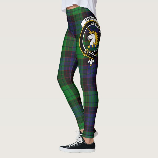 Leggings Clan escocés Stewart Antiguo Escudo moderno Tartán (Izquierda)