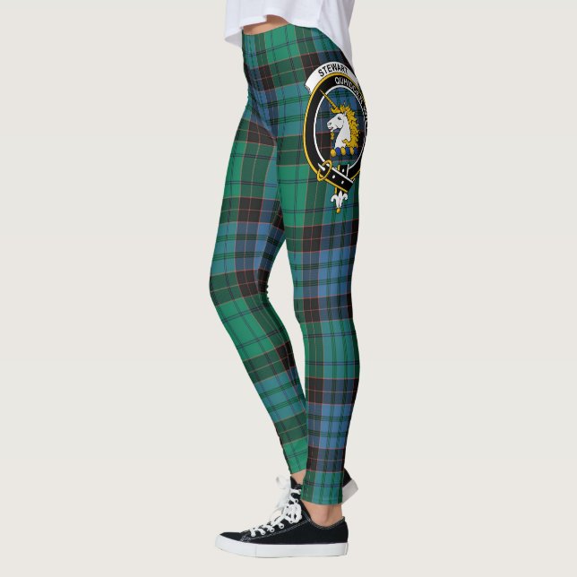 Leggings Clan escocés Stewart antiguo Escudo Tartán (Izquierda)