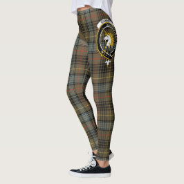 Leggings Clan escocés Stewart Old Weathered Escudo Tartán