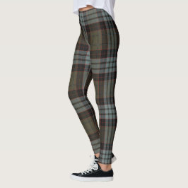 Leggings Clan escocés Stewart Old Weathered Tartán Women