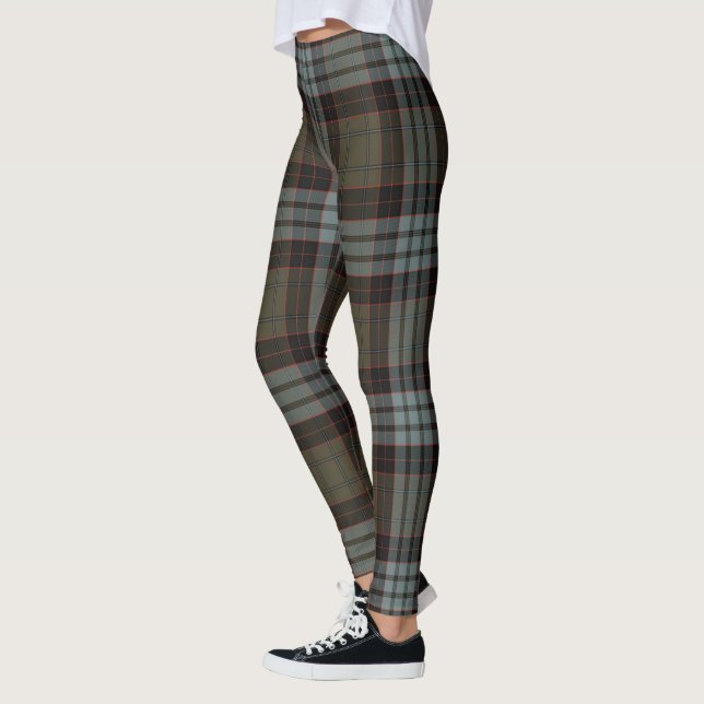 Leggings Clan escocés Stewart Old Weathered Tartán Women (Izquierda)