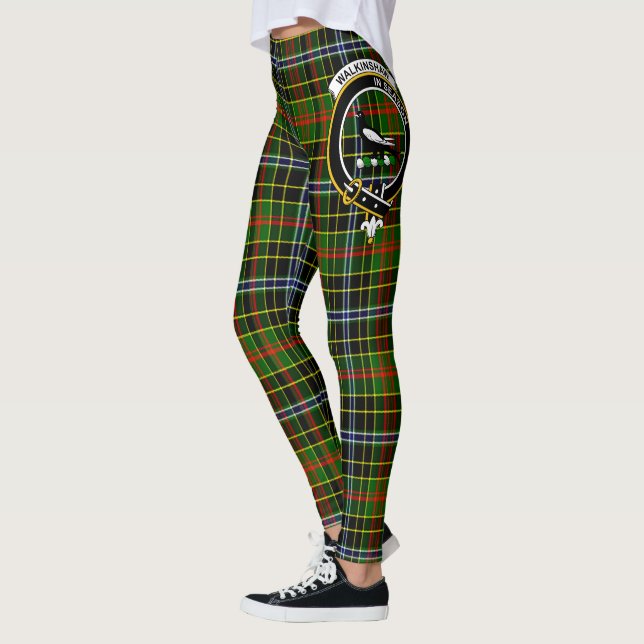 Leggings Clan escocés Walkinshaw Escudo Tartán Mujeres (Izquierda)