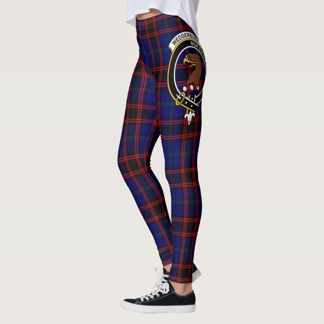 Leggings Clan Escocés Wedderburn Escudo Tartán Mujeres (Izquierda)