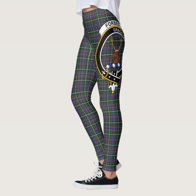 Leggings Clan Forbes de Druinnor Escudo Tartán Mujeres (Izquierda)