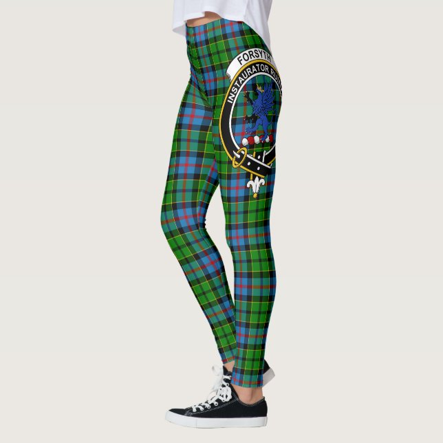 Leggings Clan Forsyth Escudo moderna Escocia Mujeres (Izquierda)