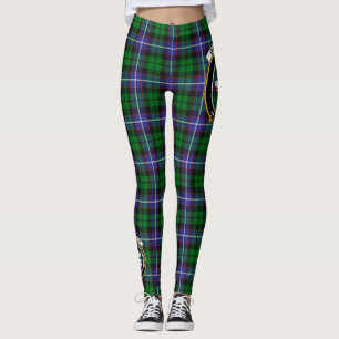Leggings Clan Galbraith Cresta Moderna Tartán Mujeres Scots
