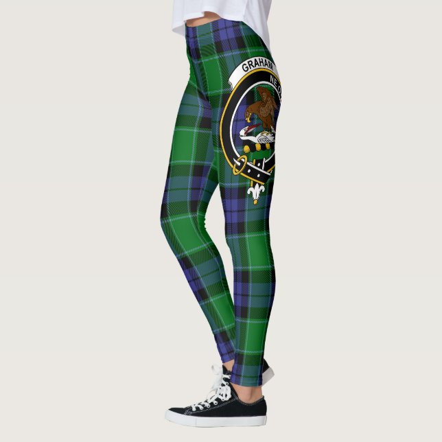 Leggings Clan Graham De Escocia De Menteith Modern Escudo (Izquierda)