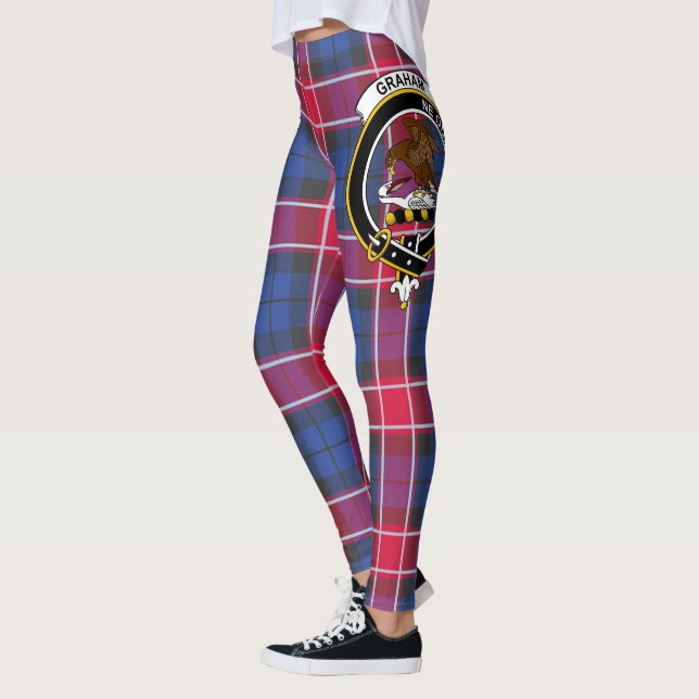 Leggings Clan Graham De Escocia Escudo Rosa De Menteith Tar (Izquierda)