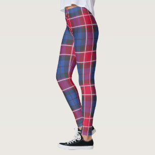 Leggings Clan Graham De Menteith Pink Tartan Women