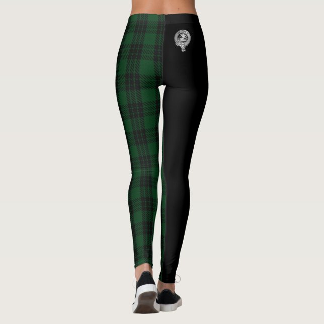 Leggings Clan Graham Escudo y Tartan (Reverso)