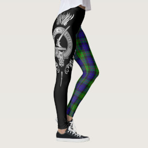 Leggings Clan Gunn Escudo y Tartán