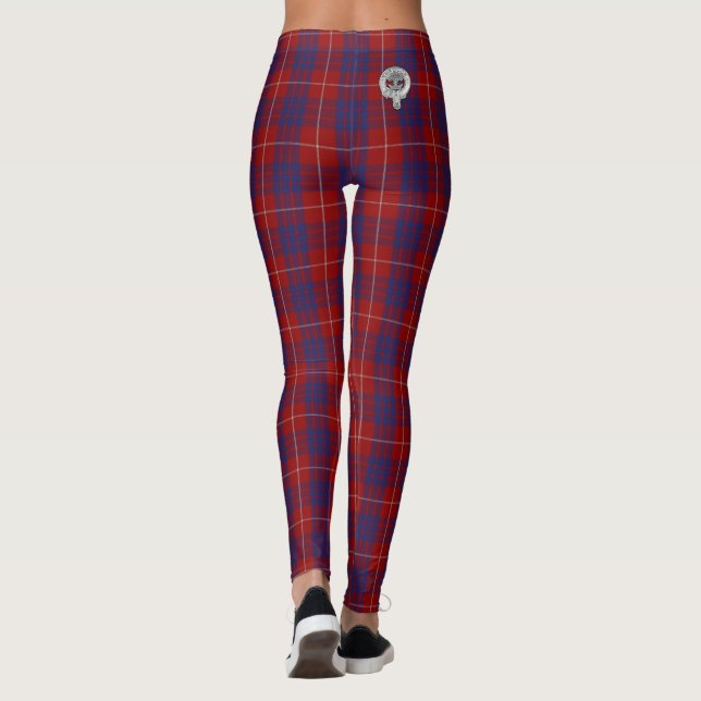 Leggings Clan Hamilton Escudo & Tartan (Reverso)