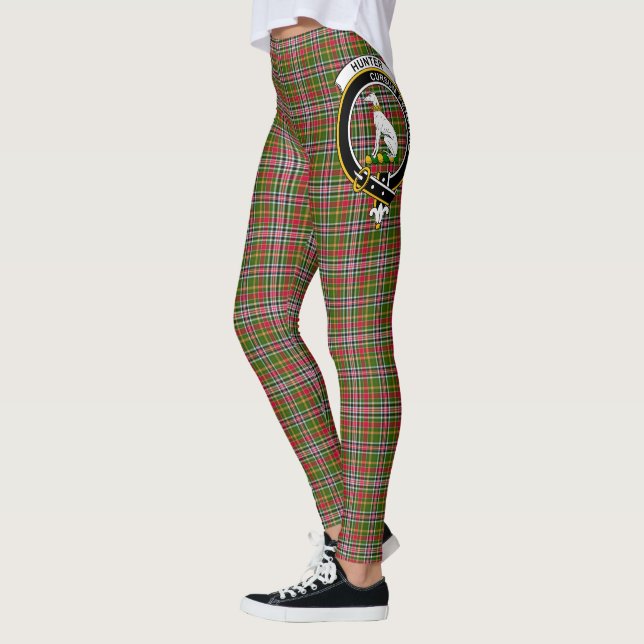 Leggings Clan Hunter 1819 Escudo Tartán Mujeres (Izquierda)